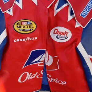 Old Spice / Nascar / Goodyear- Racing leather jacket
